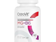 Magneziu + Vitamina B6, Mg + B6, 90 Tablete, OstroVit